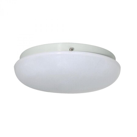 Thomas Essentials 1-Light Flush Mount in White TG110134